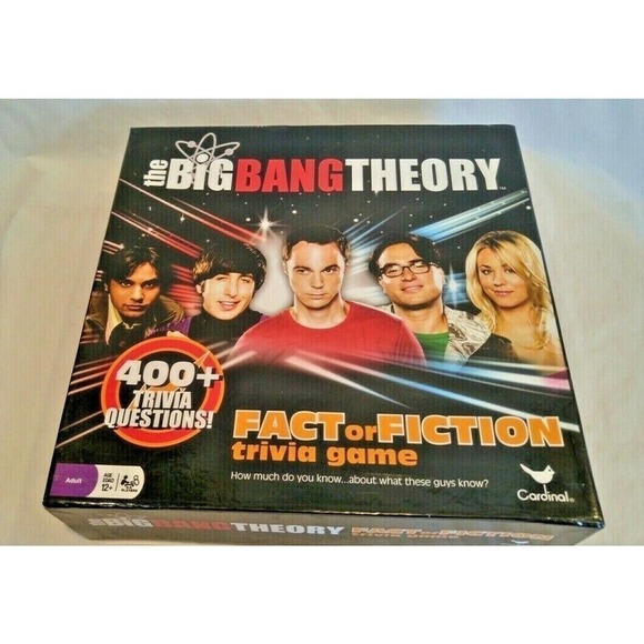 Big Bang Theory Game Trivia Fact or Fiction Open Box Complete - Picture 1 of 3